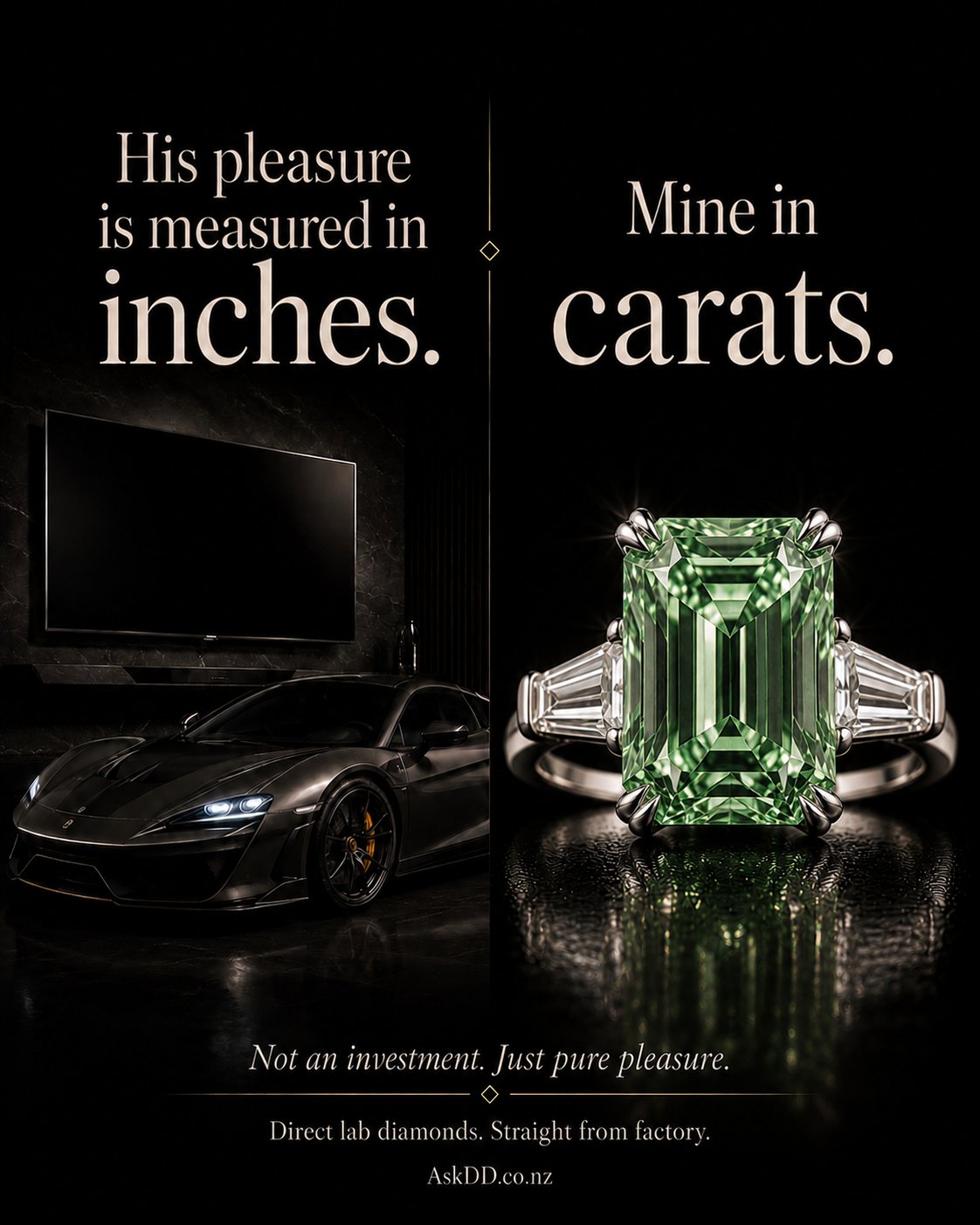 Campaign: not an investment, just pure pleasure